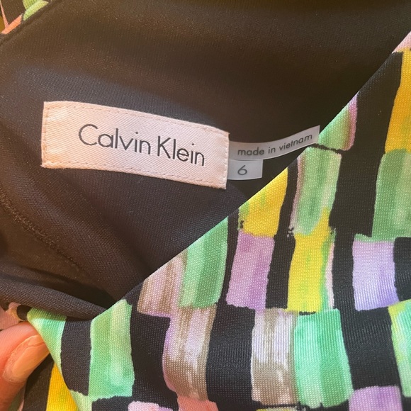 Multi color, Calvin Klein size 6 dress - Picture 2 of 5